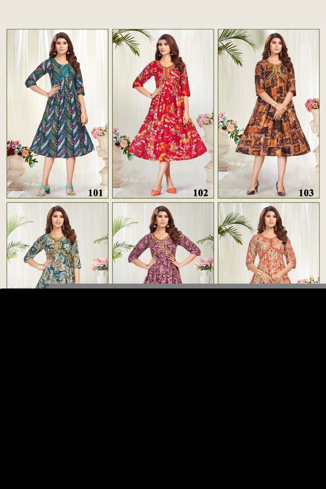 Siyaahi Alia By Hirwa Rayon Alia Cut Embroidery Kurtis Wholesale Market In Surat